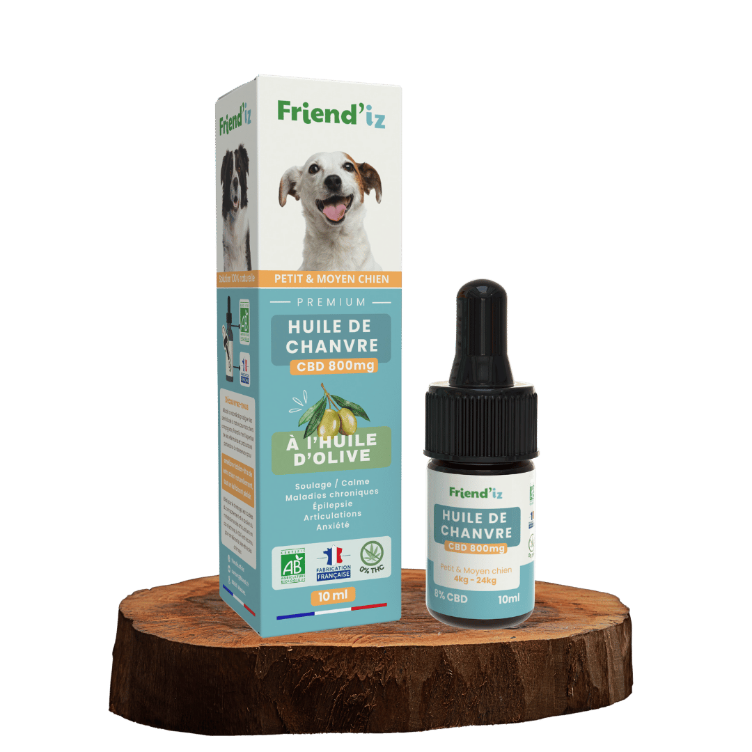 Huile de chanvre / Petit & Moyen chien