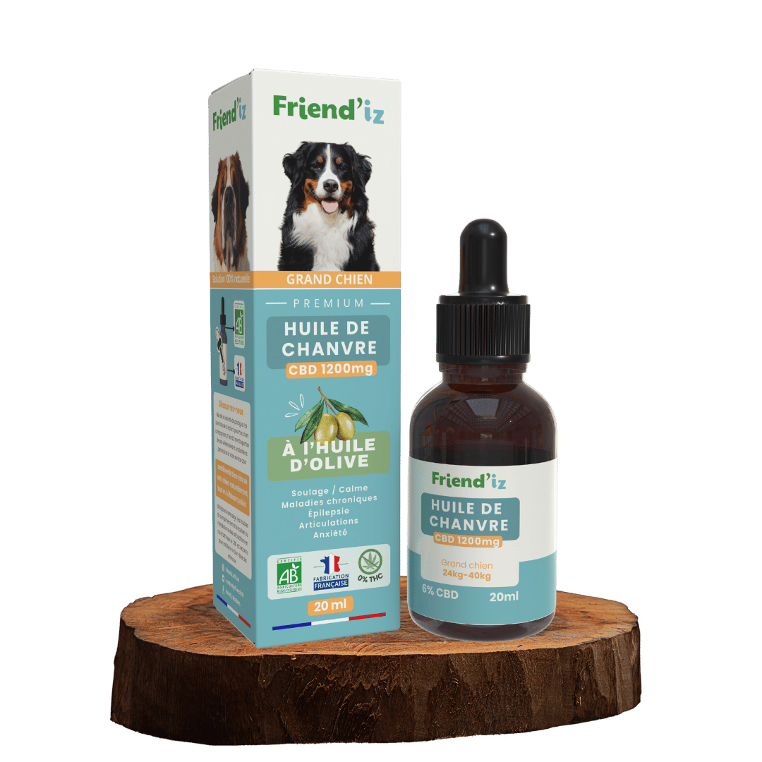 Huile de chanvre / Grand chien