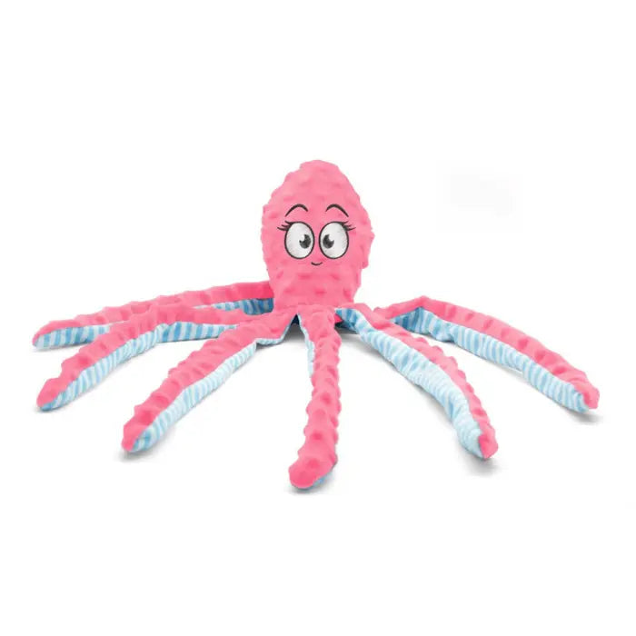 Friendiz Peluche Poulpe + Crackers – 47 cm rose